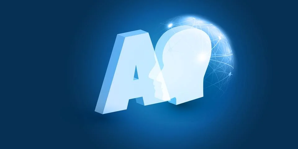 Futuristic Machine Learning, Artificial Intelligence, Cloud Computing, Auto.. 스톡 일러스트