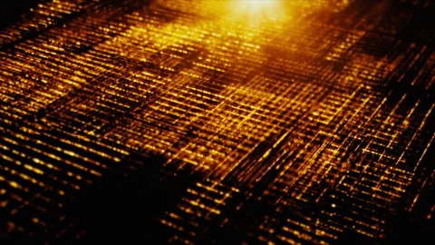 Futuristic Matrix Nexus Particles Grid Background Stock-Footage 266875365