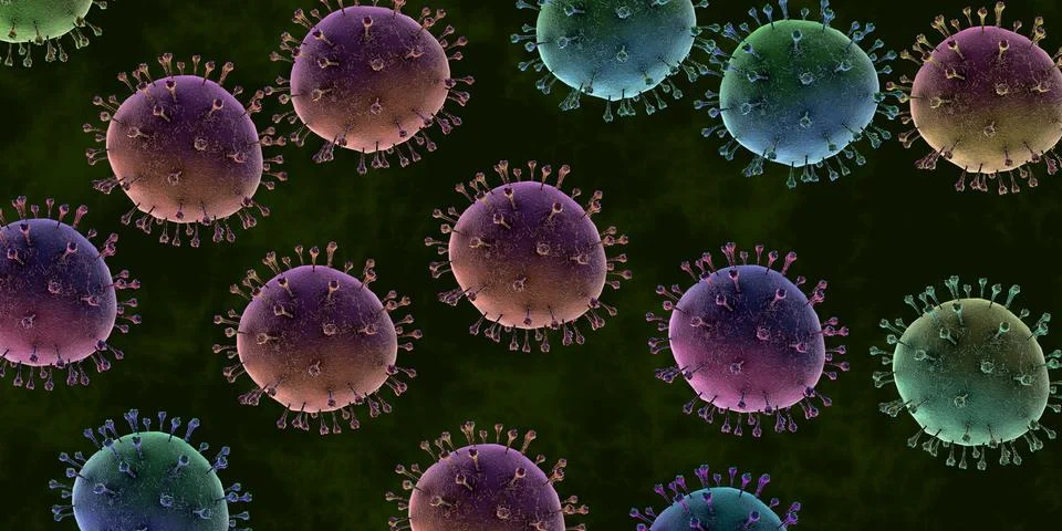 Futuristic medical graph of user interface FUI HUD of Coronavirus disease COV Illustrazione stock