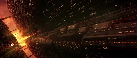 Futuristic Mega City Video stock 89838059