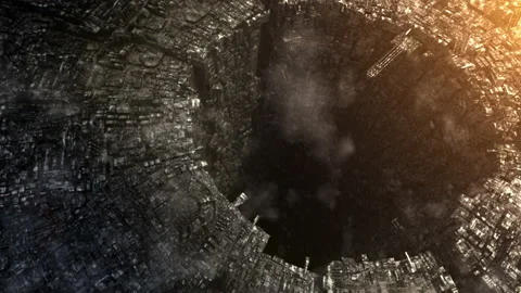 Futuristic Mega City Video stock 165574232