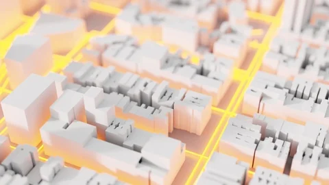 Futuristic mega city, technology concepts Stock Footage 101103851