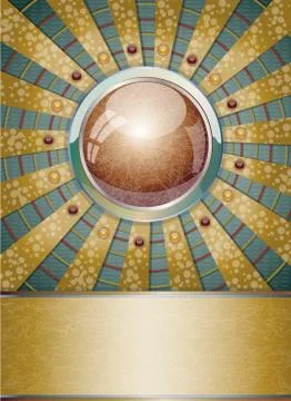 Futuristic metalic background. Stock Illustration