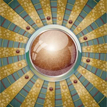 Futuristic metalic background. Stock Illustration