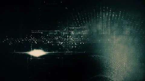 Futuristic Metaverse Matrix Simulation Background Stock Footage 186913565