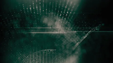Futuristic Metaverse Matrix Simulation Background Stock Footage 186916662