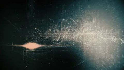 Futuristic Metaverse Matrix Simulation Background 库存影片 186917157