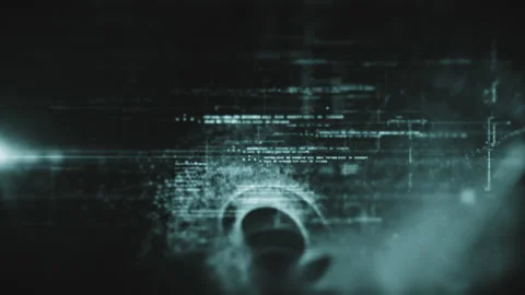 Futuristic Metaverse Matrix Simulation Background Stock Footage 194991405