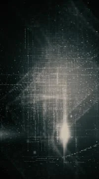 Futuristic Metaverse Matrix Simulation Background イラスト素材