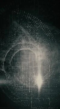 Futuristic Metaverse Matrix Simulation Background イラスト素材