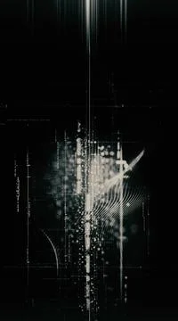 Futuristic Metaverse Matrix Simulation Background イラスト素材