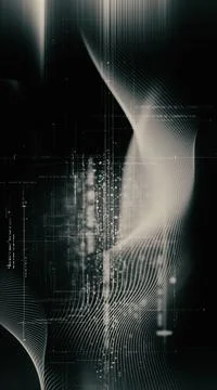 Futuristic Metaverse Matrix Simulation Background イラスト素材