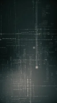 Futuristic Metaverse Matrix Simulation Background イラスト素材