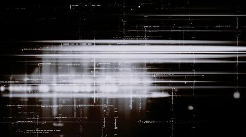 Futuristic Metaverse Matrix Simulation Background Stock Illustration