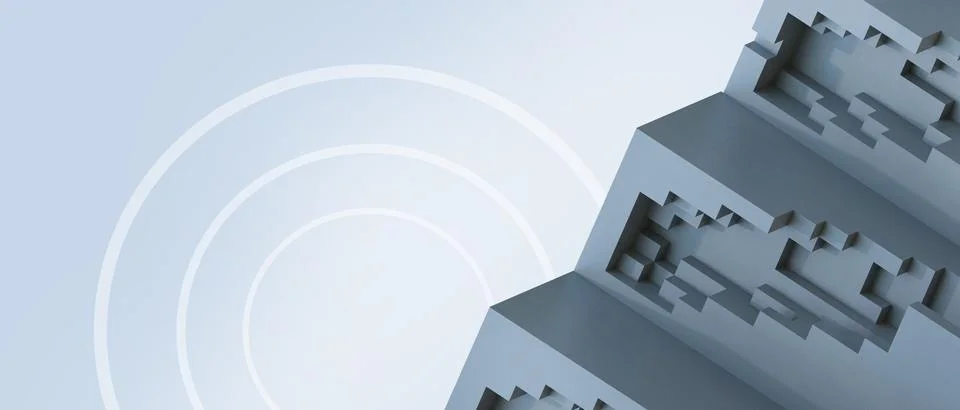 Futuristic Metaverse technology Background for blockchain and connections Stock Illustration