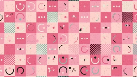 Futuristic Minimal Geometric Forms Procedural Animation Loop Stock Footage 332546292