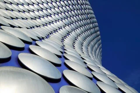 Futuristic modern building cladding Фото