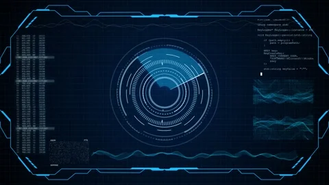 Futuristic Modern for game background design Futuristic HUD, UX, GUI interface Stock Footage 312436899