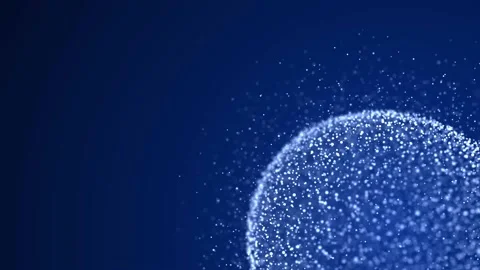 Futuristic molecular background. Abstract neural network. Abstract sphere. Stockbeeldmateriaal 155926258