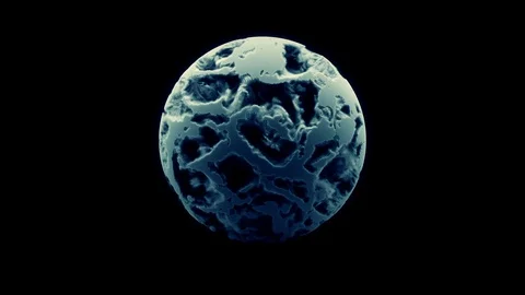Futuristic Molecular Organism Stock Footage 105539399