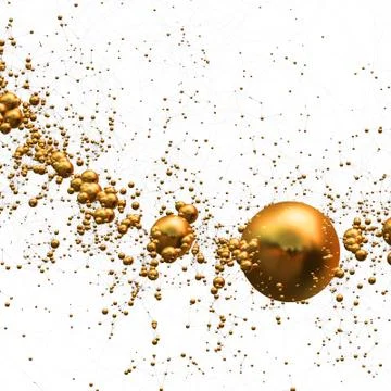 Futuristic Molecular structure Illustrazione stock