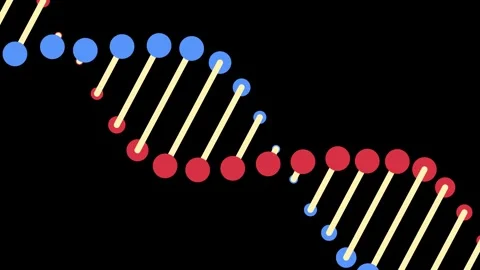 Futuristic molecule, DNA strands, connected neural web Stock Footage 347639050