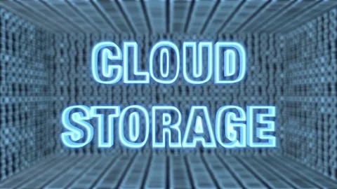 Futuristic Motherboard Cloud Storage Concept Loop 4K Stock Footage 82680725