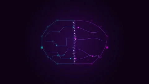 Futuristic Motion Abstract Light Patterns in Dark Environment for Technolog.. 库存影片 342566560