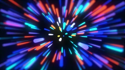 Futuristic motion background. Abstract hyperjump to another galaxy. Creative spa Stock Footage 251537987