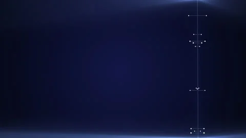 Futuristic motion background of lines and dots. Technology concept. Stock Footage 135035419