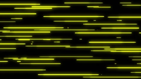 Futuristic Moving Neon Yellow Lines Animation. Data Flow Concept. Stock Footage 171877585