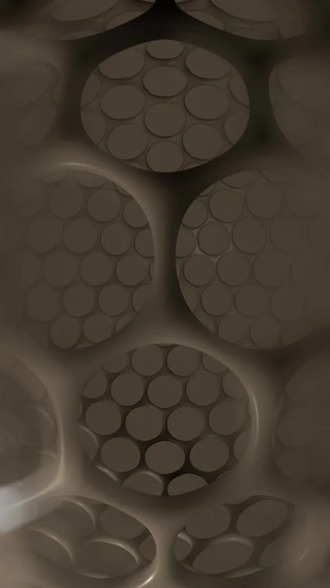 Futuristic Nano Mesh Animation Loop Stock Footage 303522416