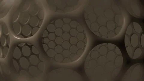 Futuristic Nanographene Molecular Structure Stock Footage 90629756