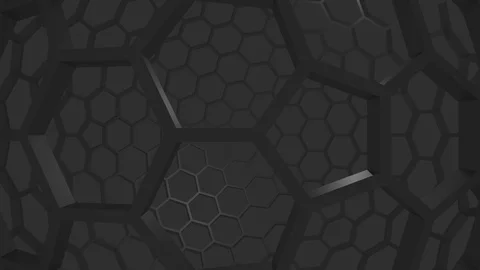 Futuristic Nanographene Molecular Structure Stock Footage 90660649