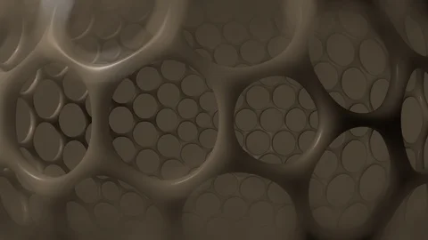 Futuristic Nanographene Molecular Structure Stock Footage 96306345