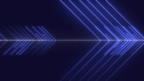 Futuristic neon arrow lines background animation in dark colors Stock-Footage 321377579