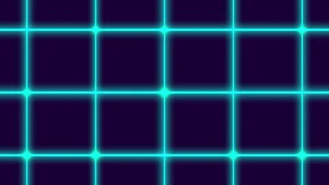 Futuristic neon blue grid background with glowing geometric lines over dark.. 스톡 일러스트