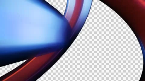 Futuristic neon curve with alpha Stock Footage 55367351
