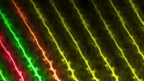 Futuristic Neon Data Flow Background Loop  AI Tech Digital Energy Vídeo Stock 331751269