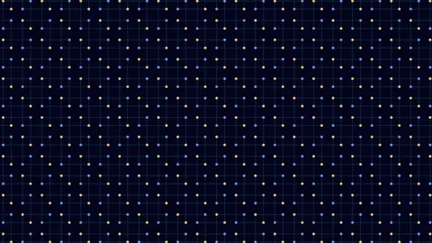 Futuristic neon dot grid background animation with glowing nodes and lines Stock Footage 333137031