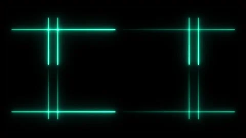 Futuristic neon frame with motion effect Vidéo 330758618