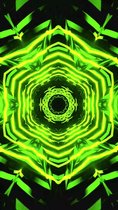 Futuristic neon green technology background for digital design and virtual Video stock 347484989