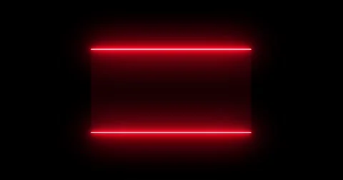 Futuristic neon HUD callout frame for digital interface. Sci fi HUD lower third Stock Footage 337715864