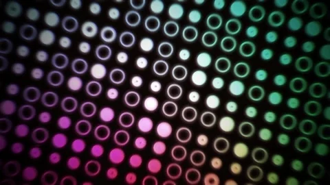 Futuristic Neon LED Grid Motion Background Loop for Technology Presentations Stock Footage 345308659
