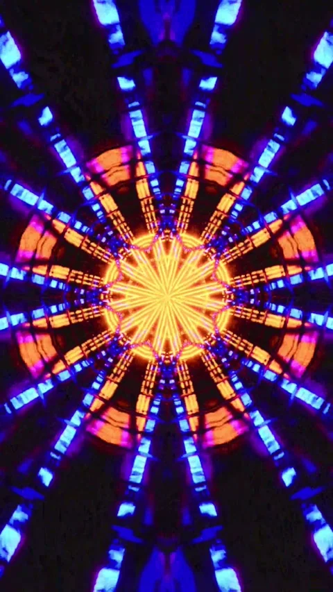 Futuristic neon light background for technology and entertainment events Stock-Footage 347484977