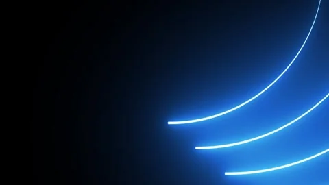 Futuristic Neon Light Beams Background | Sci-Fi Glow Streaks Loop 4K 動画素材 304947610