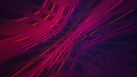 Futuristic Neon Light Beams Motion Background Stock Footage 327728867