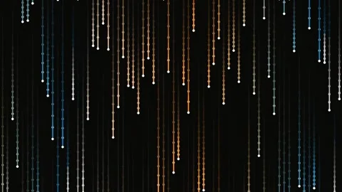Futuristic neon light streaks background data flow technology screen effect Stock Footage 340380530