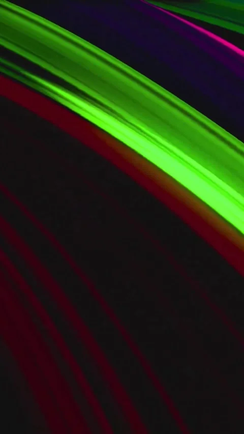 Futuristic neon light trails background for technology and digital design Stock Footage 347484813