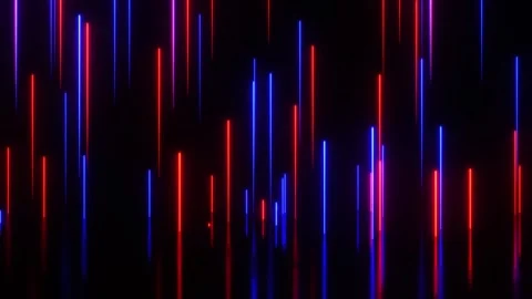Futuristic Neon Light Trails Hypnotic Loop Animated Background Stock Footage 309654050